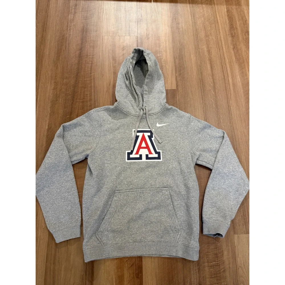 Nike Hoodie Mens Small Grey Arizona Wildcats Pullover AR3383-063